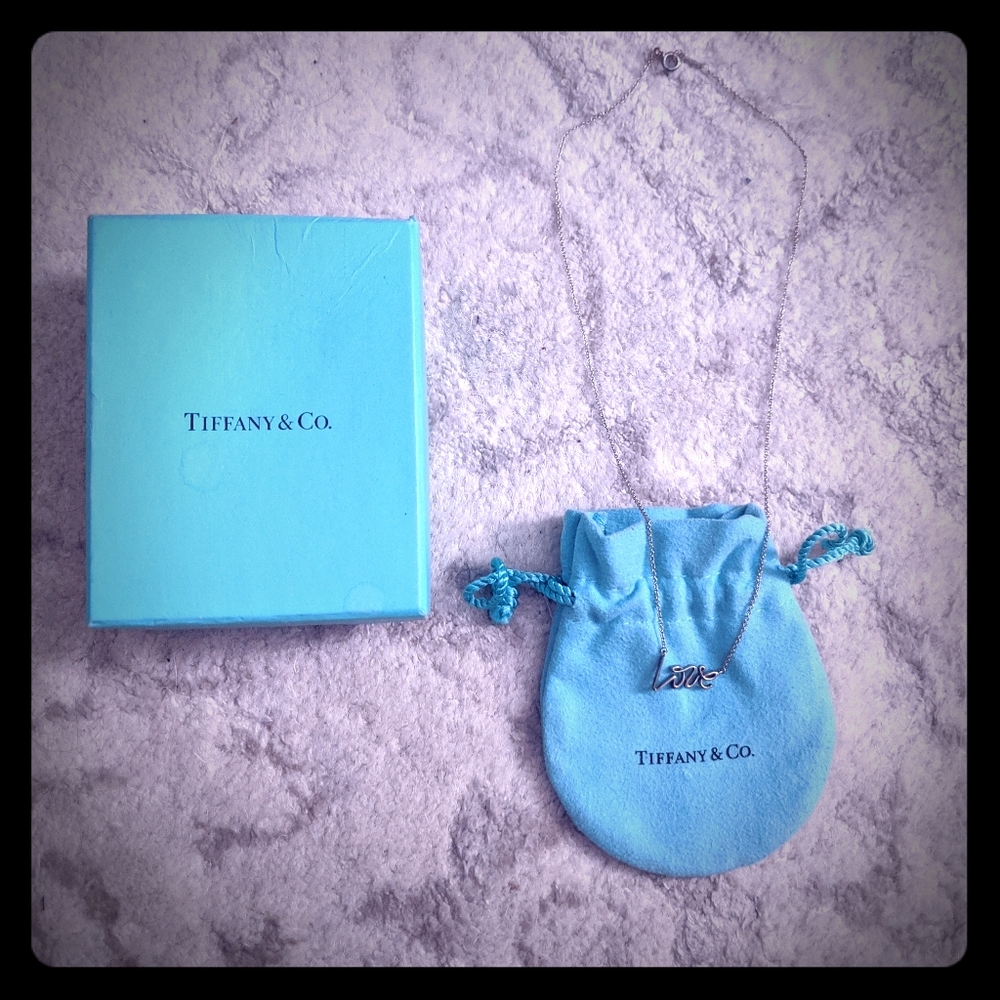 Tiffany & Co Paloma Picasso Silver LOVE Necklace